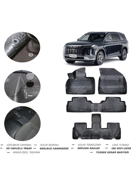 Hyundai Palisade 2021 Model 4d Paspas fiyatları