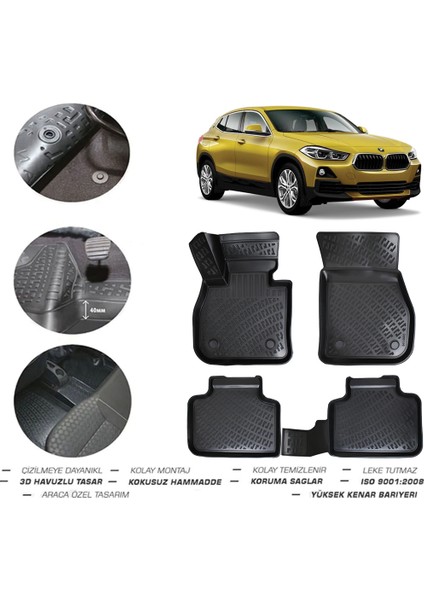 Bmw X2 F39 2020 Model 4d Paspas fiyatları