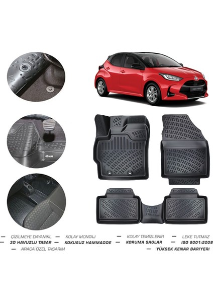 Toyota Yaris 2022 Model 4d Paspas