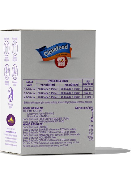 Saksı Gübresi - Çiçek Besleyen 10'lu Paket