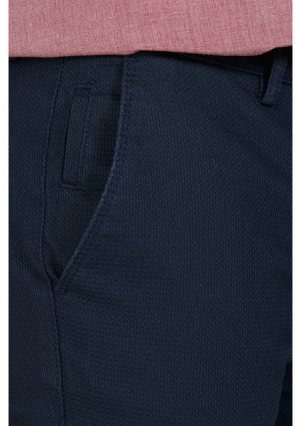 ALTINYILDIZ CLASSICS Erkek Lacivert Slim Fit Dar Kesim Pamuklu Esnek Rahat Armürlü Pantolon indirimleri