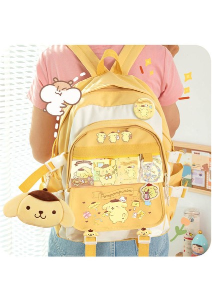 Sanrio Kuromi Ortak Markalı Seyahat Sırt Çantası Kadın Hafif, Modaya Uygun, Modaya Uygun Sırt Çantası (Yurt Dışından)