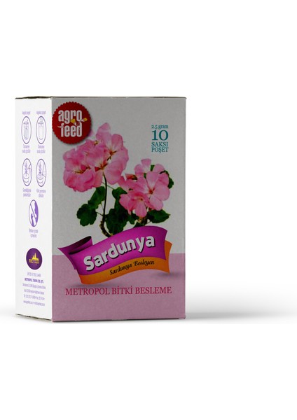 Saksı Gübresi - Sardunya Besleyen 10'lu Paket