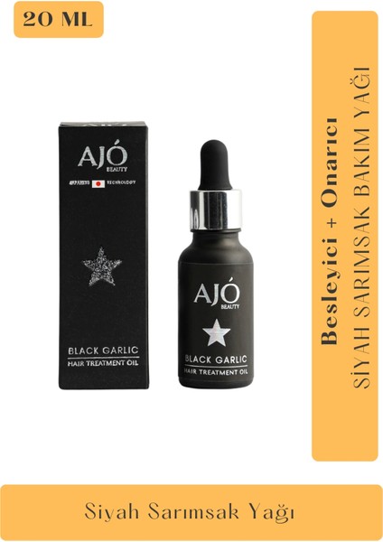 Siyah Sarımsak Saç Bakım Yağı, 20 ml