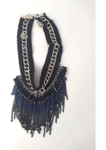Kolye Gerdanlık Kadın Choker Bohem Kolyeler El Yapımı Uzun Püskül Boncuklar Kadın Kolye Takı Tasma modelleri
