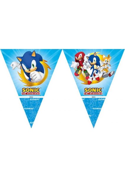 Sonıc Flama Üçgen Bayrak Pk:1