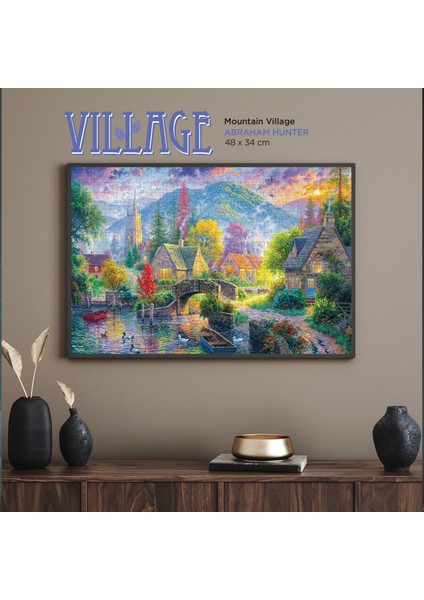 Mountain Village 500 Parça Puzzle