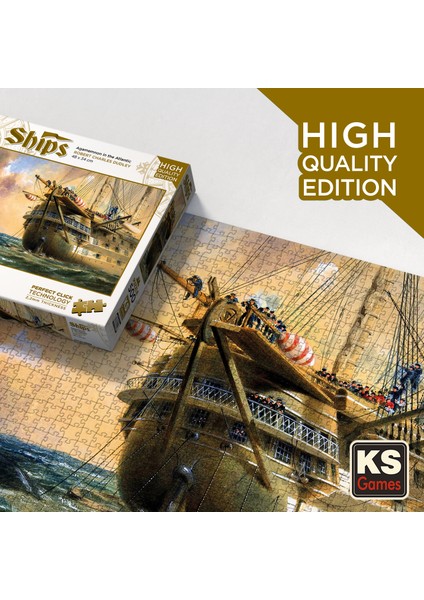 KS Games Hms Agamemnon In Atlantic 500 Parça Puzzle