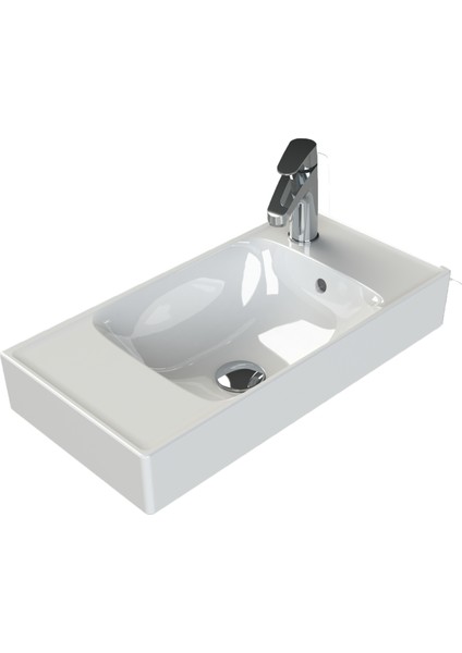 Sharp 60X30 cm Sağ Delikli Lavabo