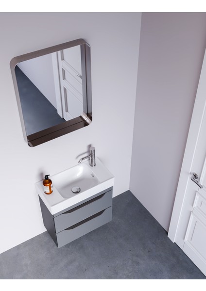 Sharp 60X30 cm Sağ Delikli Lavabo