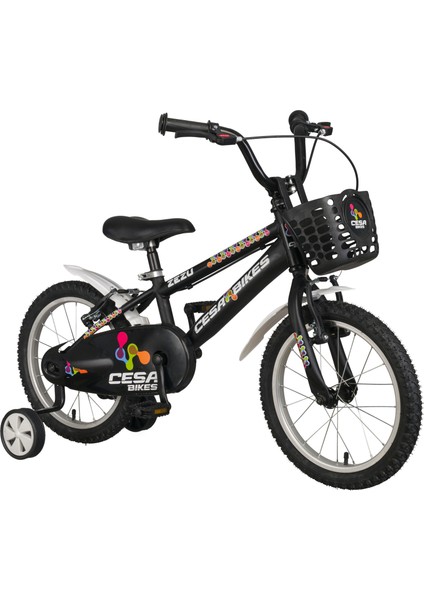 Cesa Bisiklet Bike Zezu 16 Jant Bisiklet 4-7 Yaş  Çocuk Bisikleti Siyah 21.696