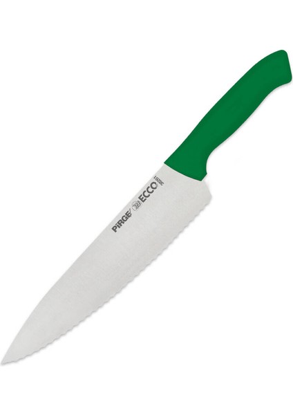 Ecco Yeşil Dişli Şef Bıçağı 21 cm