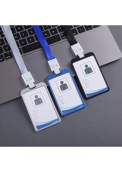 Mavi 1 Adet Alüminyum Alaşımlı Kartvizitlik Rozeti Çalışma Izni Çalışma Kartı Banka Kartvizitlik Kredi Kartı Kimlik Kartı (Yurt Dışından) fiyatları