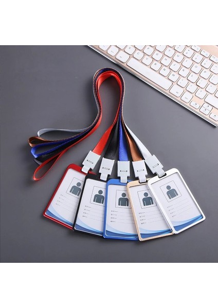 Mavi 1 Adet Alüminyum Alaşımlı Kartvizitlik Rozeti Çalışma Izni Çalışma Kartı Banka Kartvizitlik Kredi Kartı Kimlik Kartı (Yurt Dışından) modelleri