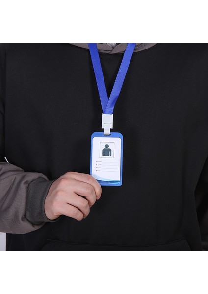 Mavi 1 Adet Alüminyum Alaşımlı Kartvizitlik Rozeti Çalışma Izni Çalışma Kartı Banka Kartvizitlik Kredi Kartı Kimlik Kartı (Yurt Dışından) fırsatları