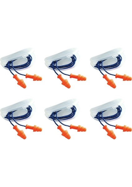 Smarfit Gürültü Ses Önleyici Kulak Tıkayıcı Ipli Paket 6 Adet