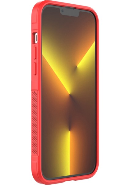Iphone 13 Pro Max Telefon Kılıfı Için 6.7 Inç Şok Geçirmez Sağlam Kabuk Tpu Telefon Koruyucu Kasa-Kırmızı (Yurt Dışından) fiyatları