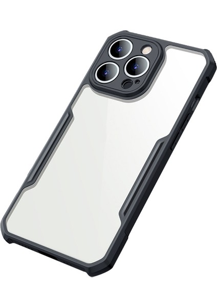 Iphone 13 Pro Max Telefon Kılıfı 6.7 Inç Tpu Tampon Akrilik Arka Kapak Damla Dayanıklı Hava Yastığı Köşesi Telefon Kılıfı Black (Yurt Dışından)