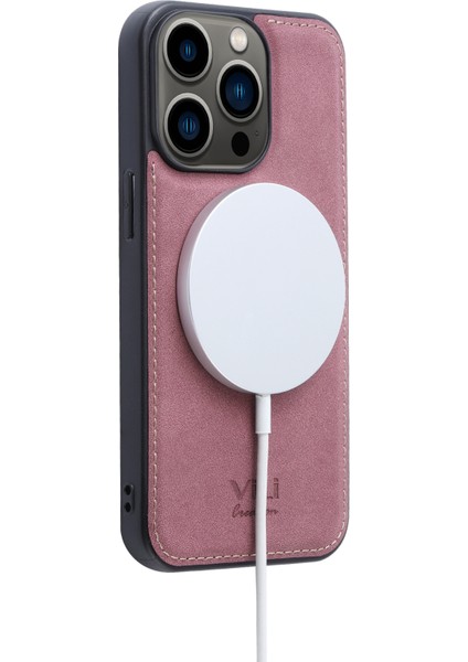 Iphone 13 Pro Telefon Kılıfı Çıkarılabilir 2 Arada Tasarım Manyetik Sağ Açık Kart Deri Kaplamalı Pc+Tpu Kılıf 6.1 Inç-Kırmızı (Yurt Dışından)
