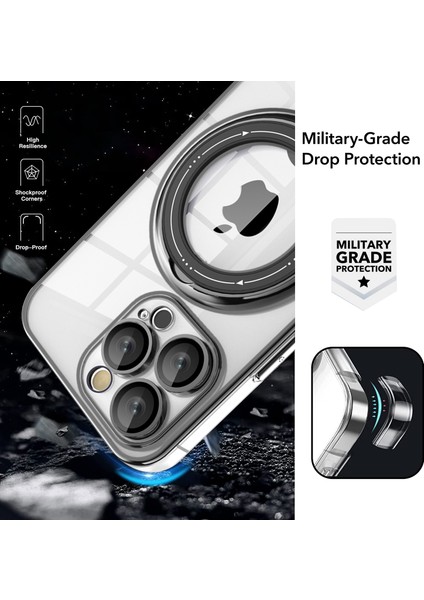 Iphone 13 Pro Max Telefon Kastusu Için Kickstand Case 6.7 Inç Pc+Tpu Telefon Kapağı Şok Geçirmez Telefon Kasası Magsafe-Pink ile Uyumlu (Yurt Dışından) modelleri