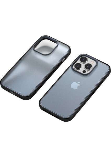 Iphone 13 Pro Max Telefon Kılıfı Tpu+Pc Damla Koruma Yarı Famlı Mat Telefon Kapak Mavisi (Yurt Dışından)
