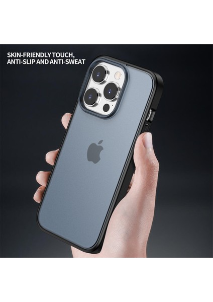 Iphone 13 Pro Max Telefon Kılıfı Tpu+Pc Damla Koruma Yarı Famlı Mat Telefon Kapak Mavisi (Yurt Dışından) fırsatları