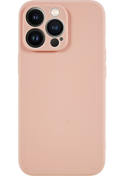 Iphone 13 Pro Max Telefon Kılıfı Için 6.7 Inç Hassas Kesim Tpu Telefon Kılıfı Düz ​​kenar Dereceli Anti-Drop Kapak Pembe (Yurt Dışından)