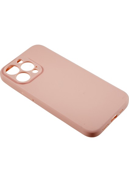 Iphone 13 Pro Max Telefon Kılıfı Için 6.7 Inç Hassas Kesim Tpu Telefon Kılıfı Düz ​​kenar Dereceli Anti-Drop Kapak Pembe (Yurt Dışından)