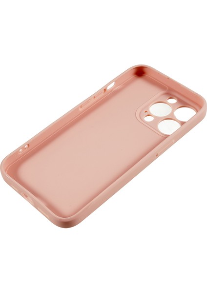 Iphone 13 Pro Max Telefon Kılıfı Için 6.7 Inç Hassas Kesim Tpu Telefon Kılıfı Düz ​​kenar Dereceli Anti-Drop Kapak Pembe (Yurt Dışından)