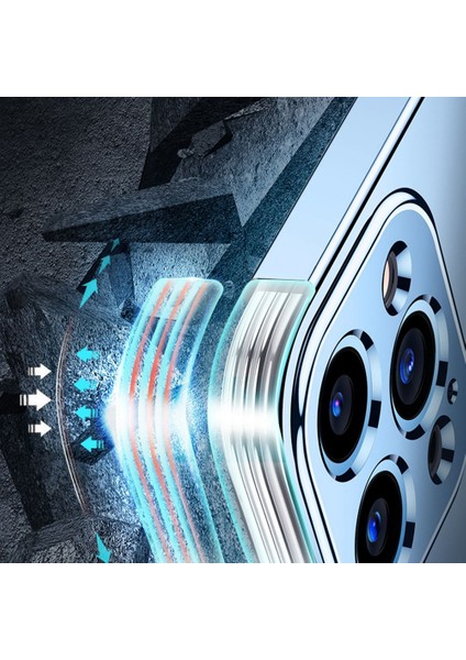 Iphone 13 Pro Max Telefon Kılıfı 6.7 Inç Elektrokaplama Düz Kenar Kılıf Silikon Silikon Damla Koşullu Arka Kapak Black (Yurt Dışından) fiyatları