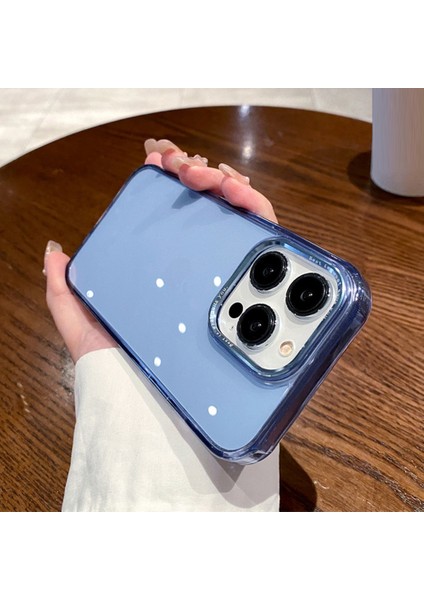 Iphone 13 Pro Max Telefon Kılıfı Alüminyum Alaşım Lens Çerçevesi Çizelge Karşıtı Cep Telefon Kılıfı Tpu+Pc Arka Kapak Mavisi Temizle (Yurt Dışından) fırsatları