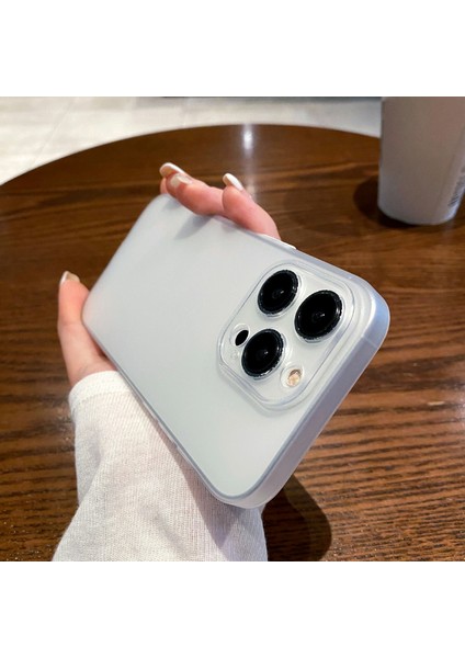 Iphone 13 Pro Max Telefon Kılıfı 6.7 Inç Ince Telefon Kılıfı Hassas Kesme Mat Tpu Kapak-Tövbe Tespit Beyaz (Yurt Dışından)