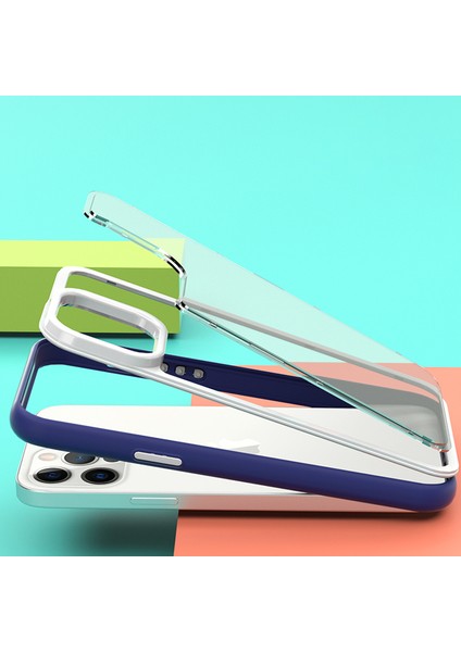 Iphone 13 Pro Max Telefon Kılıfı Için Şok Geçirmez Temiz Telefon Kılıfı Akrilik Geri+Renkli Çift Çıkarılabilir 2-1 Arada Kapak Pembe (Yurt Dışından) fiyatları