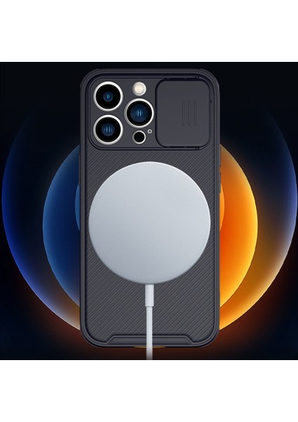 Iphone 13 Pro Max Telefon Kılıfı Için 6.7 Inç Magsafe Pc+Tpu ile Uyumlu Slayt Kamera Kapak Mavisi ile Telefon Geri Kabuk Kılıfı (Yurt Dışından) fiyatları