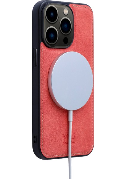 Iphone 13 Pro Telefon Kılıfı Çıkarılabilir 2 Arada Tasarım Kapağı Manyetik Dikey Açık Kart Deri Kaplamalı Pc+Tpu Koruyucu Kılıf 6.1 Inç-Kırmızı (Yurt Dışından) fırsatları