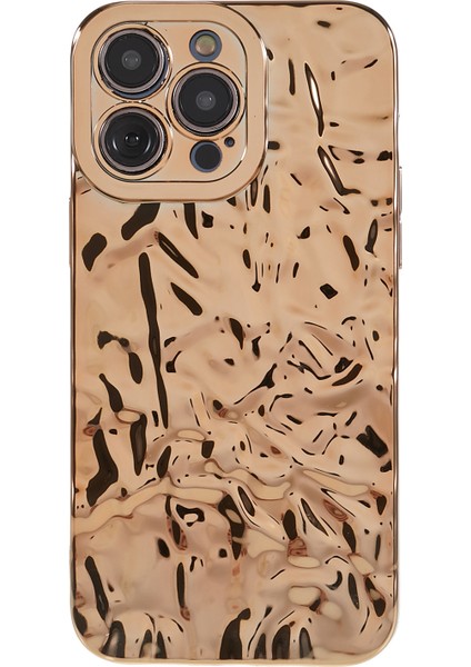 Iphone 13 Pro Max Telefon Kılıfı Elektraplatma Tpu Kılıfı Kırışmış Düzensiz Damla Anti Anti Anti Anti Anti Tele Kapağı-Sold (Yurt Dışından)