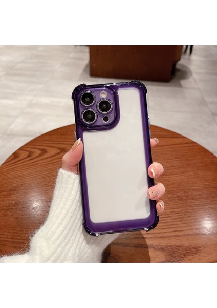 Iphone 13 Pro Max Telefon Kılıfı Şok Geçirmez Cep Telefonu Kapak 6.7 Inç Dört Köşeler Koruma Telefon Vaka-Grey (Yurt Dışından) fiyatları