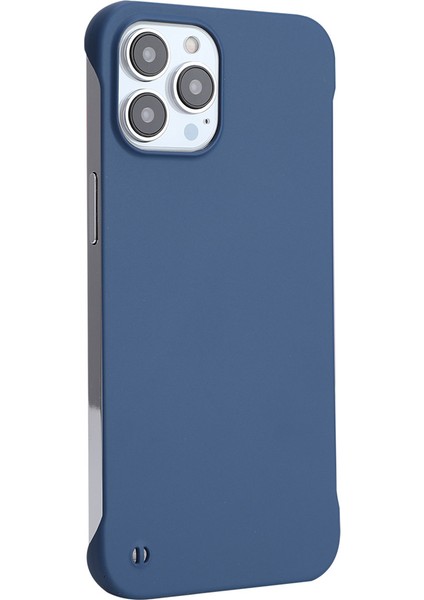 Iphone 13 Pro Telefon Kılıfı Için Sert Pc Hafif Ka Mat Çerçevesiz Çizelge Anti Kabuk 6.1 Inç-Dark Mavi (Yurt Dışından)