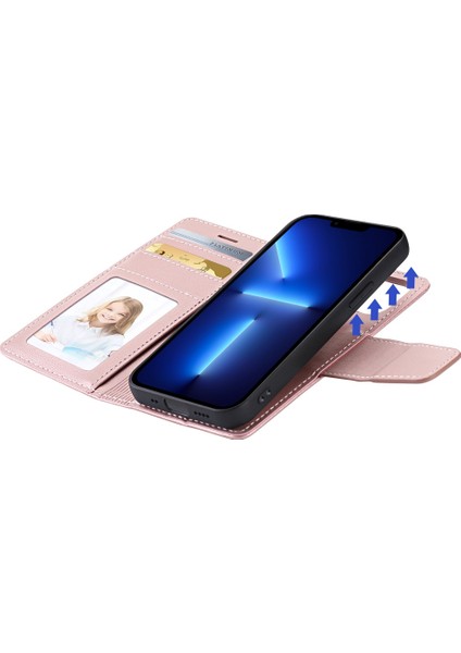 Iphone 13 Pro Max Telefon Kılıfı 6.7 Inç Çıkarılabilir Cüzdan Folio Kılıfı Pu Deri Çıkarılabilir Iç Manyetik Tpu Kabuk Stand Telefon Kapak Golü (Yurt Dışından) fırsatları
