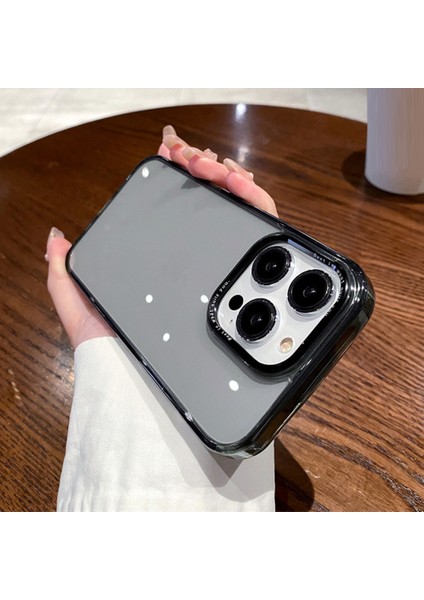 Iphone 13 Profesyonel Kılıf Kılıfı Lens Çerçeve Koruma Pc+Tpu Şok Geçirmez Kapak Black (Yurt Dışından)