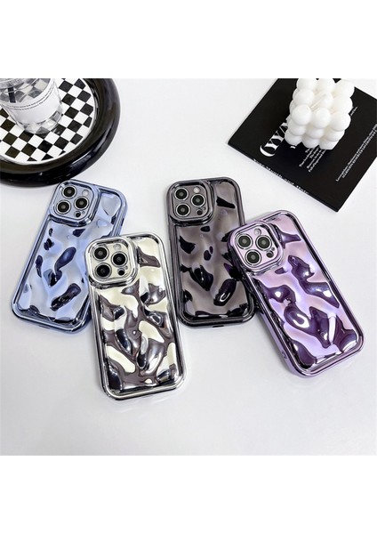 Iphone 13 Pro Max Telefon Kılıfı 6.7 Inç Yumuşak Tpu Telefon Kılıf Meteorit Doku Elektrapılaşma Kapak Black (Yurt Dışından) fırsatları