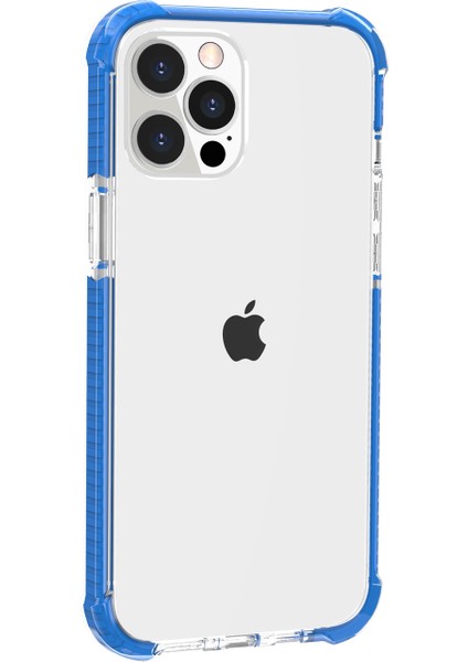 Şeffaf Akrilik Kalınlaşmış Dört Köşe, iPhone 13 Pro-Blue Için Şok Geçirmez Telefon Kasasını Temizleyin (Yurt Dışından) fiyatları