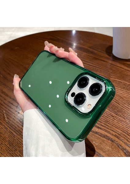 Iphone 13 Pro Max Telefon Kılıfı Alüminyum Alaşım Lens Çerçevesi Çizelge Anti-Çizelge Cep Telefon Kılıfı Tpu+Pc Arka Kapak Yeşilleri (Yurt Dışından)