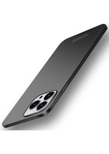 Iphone 13 Pro Max Telefon Kılıfı Için 6.7 Inç Mat Doku Telefon Kapağı Manyetik Halka Tutucu-Black (Yurt Dışından)