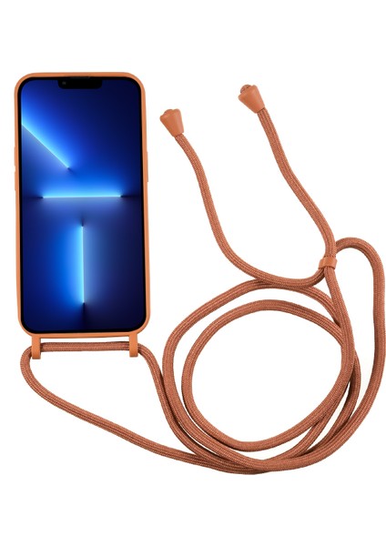 Iphone 13 Pro Telefon Kılıfı Için Koruyucu Kılıf 6.1 Inç Anti-Güz Sıvı Silikon Kart Yuvası Kayış-Kahverengi (Yurt Dışından) fiyatları