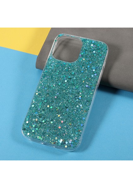 Flash Powder Pulins Iphone 13 Pro 6.1 Inç-Mavi Için Ince Işık Dayanıklı Akrilik+Tpu Telefon Kasası (Yurt Dışından) modelleri