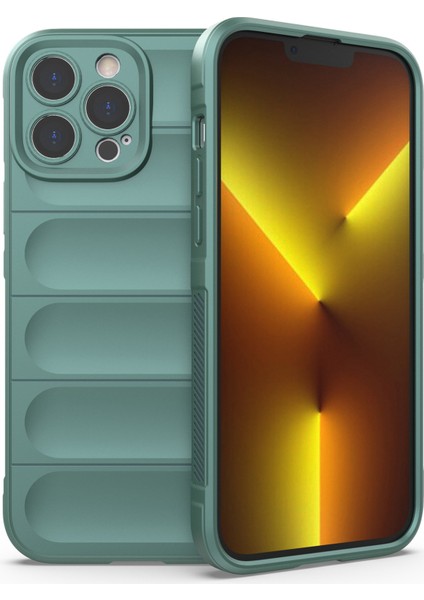 Iphone 13 Pro Max Telefon Kılıfı Için 6.7 Inç Şok Geçirmez Sağlam Kabuk Tpu Telefon Koruyucu Vaka-Yeşil (Yurt Dışından)