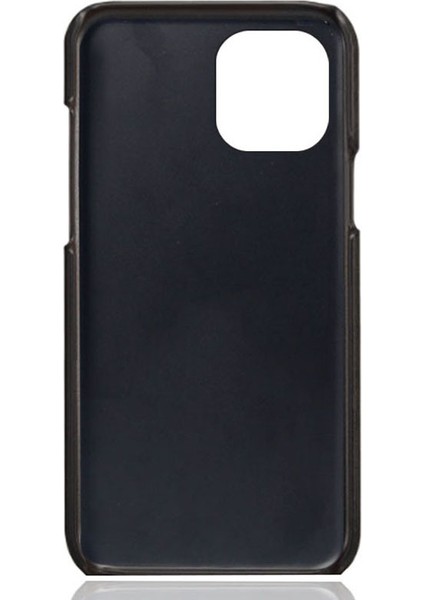 Iphone 13 Pro Telefon Kılıfı Için Deri Kaplamalı Pc 6.1 Inç Çift Kart Yuvaları Ultra Ince Koruyucu Kabuk Black (Yurt Dışından) fırsatları