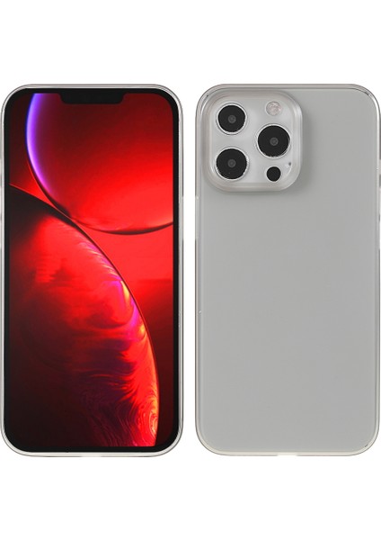 Iphone 13 Pro 6.1 Inç-Grey Için Şok Geçirmez Anti-Drop Süper Ince Sert Pc Telefon Kapağı Kasası (Yurt Dışından)