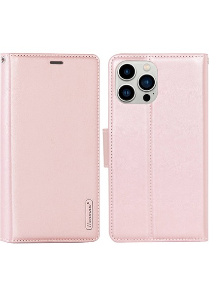 Iphone 13 Pro Max Telefon Kılıfı Deri Kılıf 6.7 Inç Cüzdan Stand Full Vücut Koruma Manyetik Kapanma Telefon Kapak Gil Altın (Yurt Dışından)